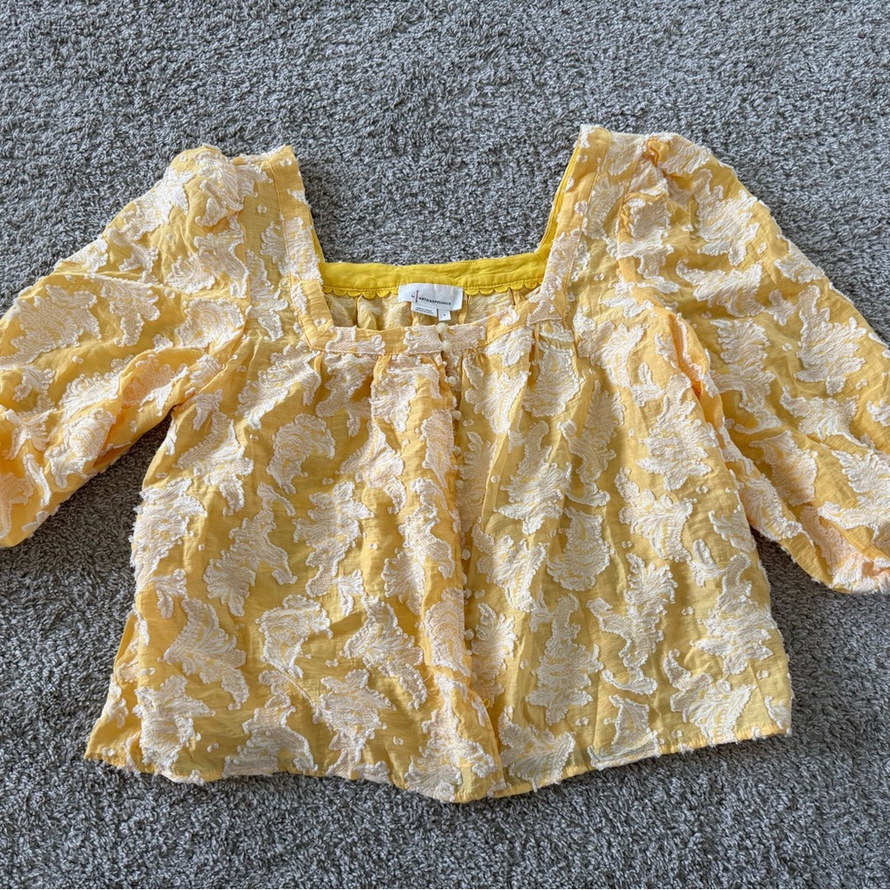 Anthropologie top. Worn once.